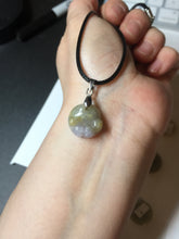 Load image into Gallery viewer, 100% Natural type A green brown doggy paw Jadeite Jade pendant AX154
