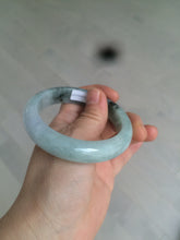 Load image into Gallery viewer, 55 mm Certified type A 100% Natural green/purple/black Jadeite bangle AT97-7557
