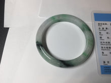 Load image into Gallery viewer, 56.9mm 100% natural Type A sunny green white purple jadeite jade bangle BN6-8241
