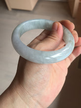 Load image into Gallery viewer, 56mm Certified Type A 100% Natural icy watery light green purple jadeite Jade bangle BK124-3398
