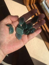 Load image into Gallery viewer, 100% natural type A Guatemala jadeite jade icy watery yellow green black Willow leaf pendant group BP63
