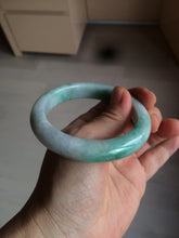 Load image into Gallery viewer, 55.8mm certified 100% natural Type A sunny green/white/red jadeite jade bangle BF80-4482
