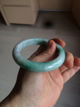 Load image into Gallery viewer, 55.8mm certified 100% natural Type A sunny green/white/red jadeite jade bangle BF80-4482
