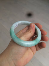 Load image into Gallery viewer, 55.8mm certified 100% natural Type A sunny green/white/red jadeite jade bangle BF80-4482
