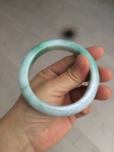 Load image into Gallery viewer, 55.8mm certified 100% natural Type A sunny green/white/red jadeite jade bangle BF80-4482
