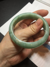 Load image into Gallery viewer, 54.9mm certified natural Type A apple green red jadeite jade bangle BN10-7078
