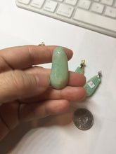 Load image into Gallery viewer, 100% natural type A sunny  green yellow blessed melon 福瓜) Jadeite Jade pendant group PB52
