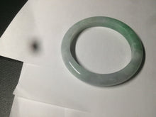 Load image into Gallery viewer, 57mm certified Type A 100% Natural sunny green/white/purple Jadeite Jade bangle L146-5350
