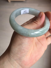 Load image into Gallery viewer, 53.4mm Certified Type A 100% Natural icy watery light green purple jadeite Jade bangle BK121-3399
