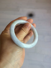 Load image into Gallery viewer, 53.5mm certified Type A 100% Natural light purple/white Jadeite Jade bangle AX82-0310

