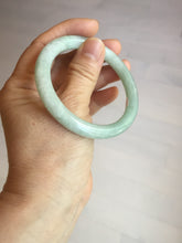 Load image into Gallery viewer, 53mm Certified Type A 100% Natural light green round cut Jadeite bangle PC133-1850
