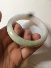 Load image into Gallery viewer, 54.5mm Certified 100% natural Type A sunny green/yellow/white jadeite jade bangle L148-5353
