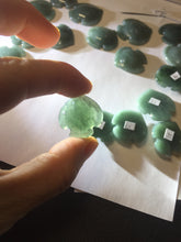 Load image into Gallery viewer, 100% Natural type A dark green/blue/black/gray Guatemala jadeite jade 3D tropical fish Pendant group PD94
