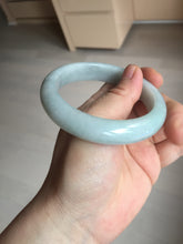 Load image into Gallery viewer, 57.5mm Certified 100% natural Type A light green white jadeite jade bangle B116-5269
