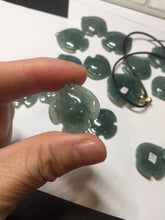 Load image into Gallery viewer, 100% Natural type A dark green/blue/black/gray Guatemala jadeite jade 3D tropical fish Pendant group PD94
