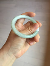 Load image into Gallery viewer, 53mm Certified Type A 100% Natural light green round cut Jadeite bangle PC133-1850
