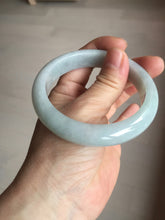 Load image into Gallery viewer, 57.5mm Certified 100% natural Type A light green white jadeite jade bangle B116-5269
