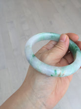 Load image into Gallery viewer, 60.2mm certified Type A 100% Natural light green sunny green light purple Jadeite Jade bangle BK138-5279
