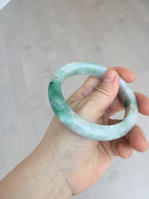 Load image into Gallery viewer, 60.2mm certified Type A 100% Natural light green sunny green light purple Jadeite Jade bangle BK138-5279
