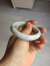 Load image into Gallery viewer, 52.2mm 100% natural certified green/purple/orange(FU LU SHOU) jadeite jade bangle Q139-7290
