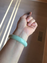 Load image into Gallery viewer, 55mm certified Type A 100% Natural apple green/purple Jadeite Jade bangle L145-2834
