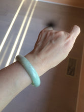Load image into Gallery viewer, 55mm certified Type A 100% Natural apple green/purple Jadeite Jade bangle L145-2834
