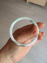 Load image into Gallery viewer, 53.9mm 100% natural Type A sunny green white purple round cut jadeite jade bangle BL96-4661
