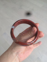 Load image into Gallery viewer, 61.2mm 100% natural red/pink/gray red jasper stone bangle XY64
