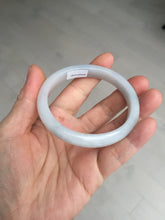 Load image into Gallery viewer, 52mm certified Type A 100% Natural green/purple/white oval Jadeite Jade bangle BM57-0280

