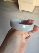 Load image into Gallery viewer, 51mm Certified Type A 100% Natural light purple/white square Jadeite Jade bangle BN95-2713
