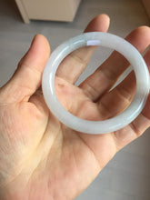 Load image into Gallery viewer, 51.6mm Certified Type A 100% Natural light green/purple/white round cut Jadeite bangle PD106-4906
