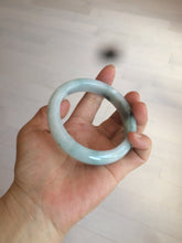 Load image into Gallery viewer, 58mm Certified Type A 100% Natural green/white Jadeite Jade bangle AX79-4354
