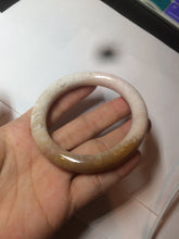 Load image into Gallery viewer, 55mm 100% natural beige yellow pink round cut Coral Jade (珊瑚玉) bangle SY37
