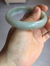 Load image into Gallery viewer, 51.5mm certified Type A 100% Natural icy watery dark green light purple oval Jadeite Jade bangle Y167-3704
