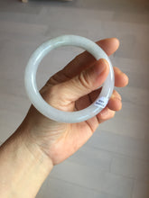 Load image into Gallery viewer, 56mm Certified Type A 100% Natural light green/purple/white round cut Jadeite bangle PD102-4908
