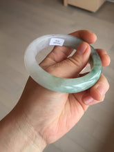 Load image into Gallery viewer, 卖了  55.3mm certified Type A 100% Natural icy watery dark green/purple/clear Jadeite Jade bangle BF144-9538
