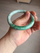 Load image into Gallery viewer, 58.2mm certified Type A 100% Natural sunny green round cut Jadeite Jade bangle BS87-9880
