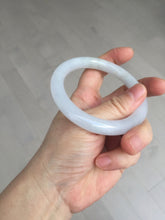 Load image into Gallery viewer, 56mm Certified Type A 100% Natural light green/purple/white round cut Jadeite bangle PD102-4908
