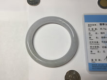 Load image into Gallery viewer, 56mm Certified Type A 100% Natural light green/purple/white round cut Jadeite bangle PD102-4908
