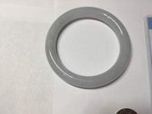 Load image into Gallery viewer, 56mm Certified Type A 100% Natural light green/purple/white round cut Jadeite bangle PD102-4908
