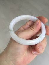 Load image into Gallery viewer, 56mm certified 100% natural type A icy watery green/purple jadeite jade bangle BN90-3561
