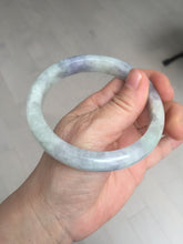 Load image into Gallery viewer, 61.5mm Certified Type A 100% Natural white/light purple/green Jadeite Jade bangle BF108-1925
