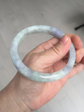 Load image into Gallery viewer, 61.5mm Certified Type A 100% Natural white/light purple/green Jadeite Jade bangle BF108-1925
