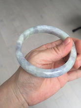 Load image into Gallery viewer, 61.5mm Certified Type A 100% Natural white/light purple/green Jadeite Jade bangle BF108-1925
