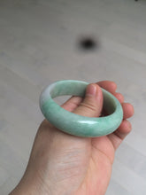 Load image into Gallery viewer, 50mm Certified Type A 100% Natural sunny green/purple tropical beach Jadeite Jade bangle D109-7738
