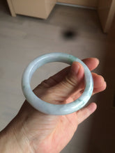 Load image into Gallery viewer, 56.2mm certified Type A 100% Natural green/purple/white Jadeite Jade bangle AY74-5914
