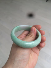 Load image into Gallery viewer, 50mm Certified Type A 100% Natural sunny green/purple tropical beach Jadeite Jade bangle D109-7738
