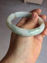 Load image into Gallery viewer, 57.5mm certificated Type A 100% Natural light green/red/brown Jadeite Jade bangle Y165-7275
