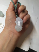 Load image into Gallery viewer, 全卖了 100% natural jadeite jade 3D PiXiu(貔貅) pendant/handhold worry stone BG48
