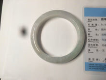 Load image into Gallery viewer, 54.9mm certified natural Type A green/yellow/white jadeite jade bangle A107-5051
